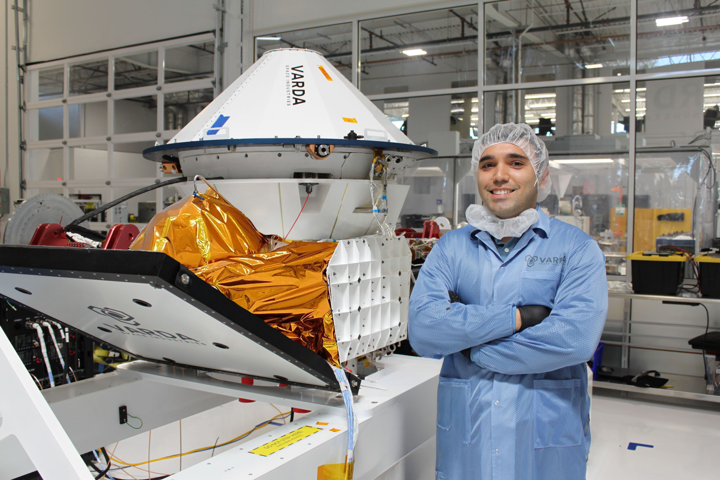 With a Varda W-Series capsule bus in the cleanroom